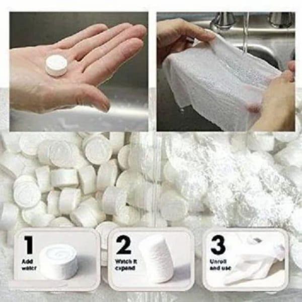 Disposable Bath Towel Soft Skin Friendly Cotton Travel Use