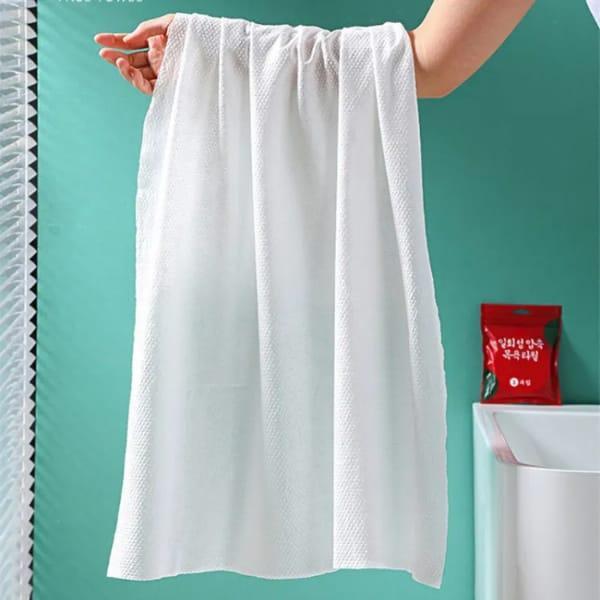 Disposable Bath Towel Soft Skin Friendly Cotton Travel Use