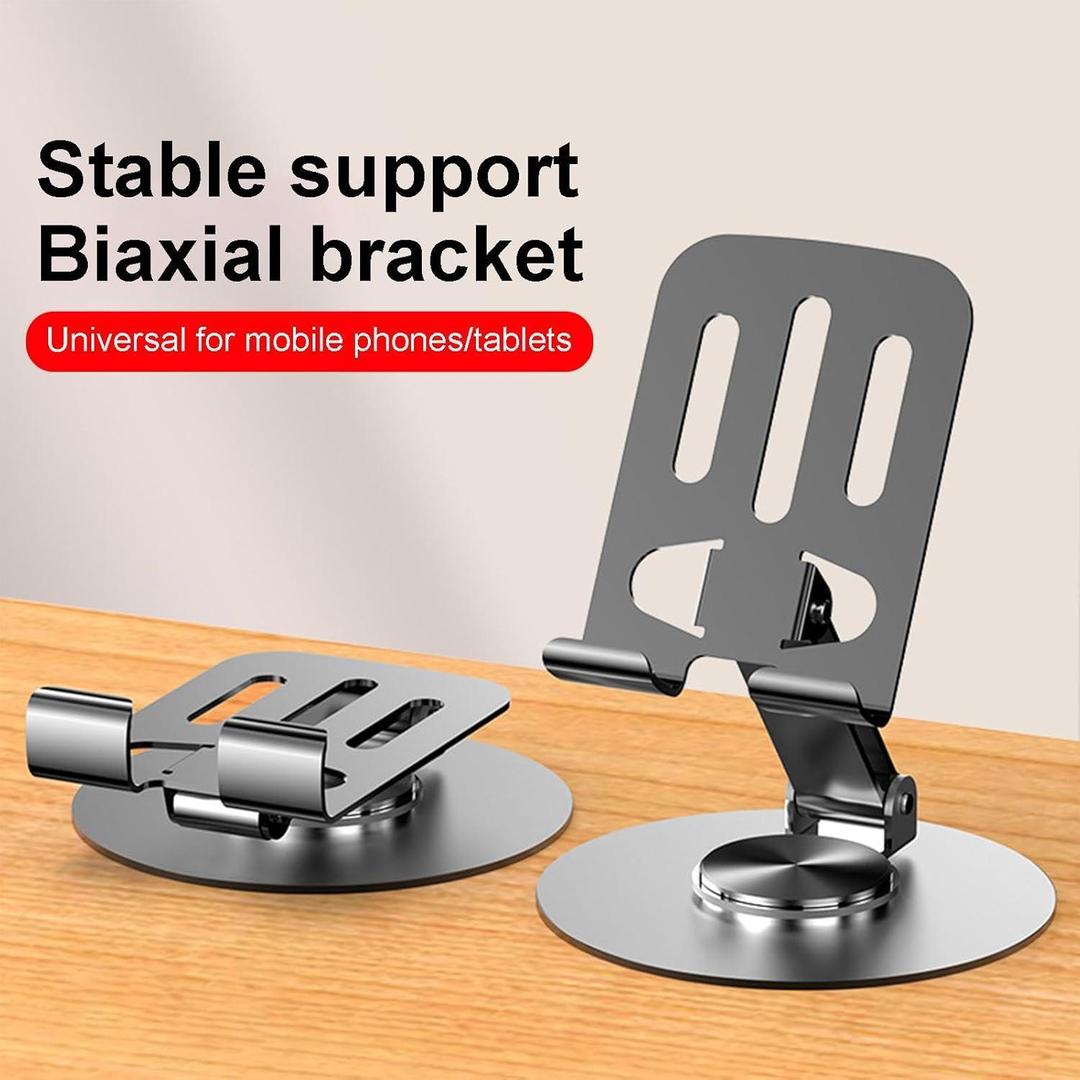 Grey Adjustable Phone Stand for Home Office Use