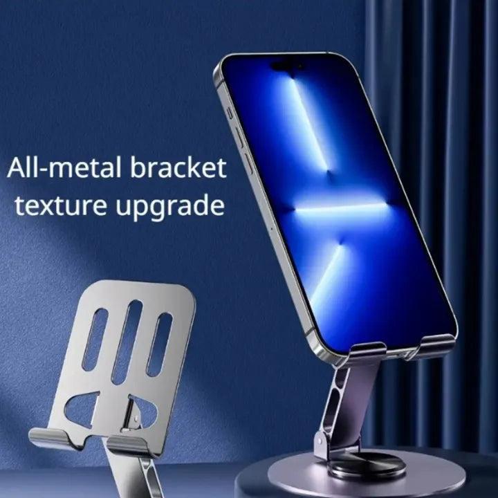 Grey Adjustable Phone Stand for Home Office Use
