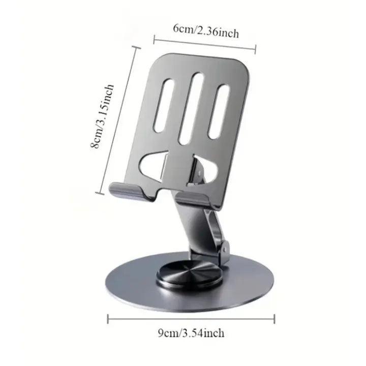 Grey Adjustable Phone Stand for Home Office Use
