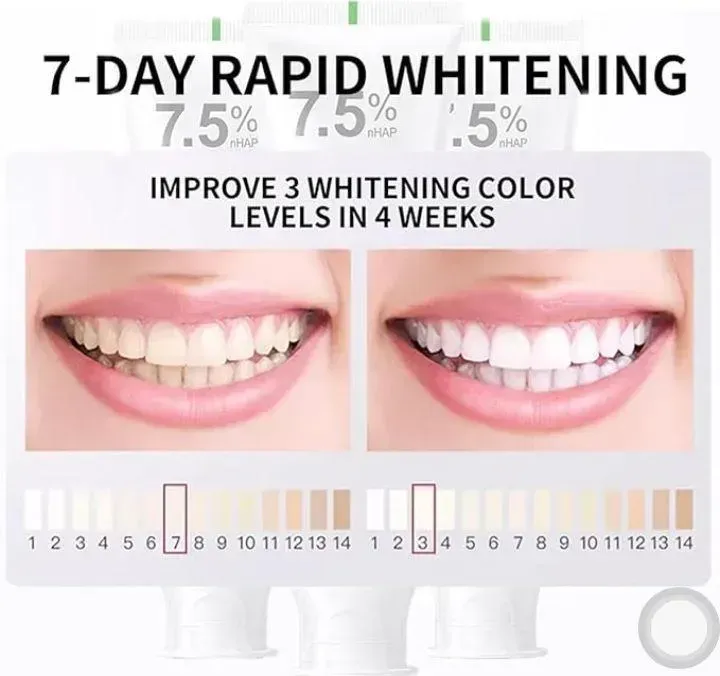 7.5% Nano Hydroxyapatite Teeth Whitening Toothpaste 120GM