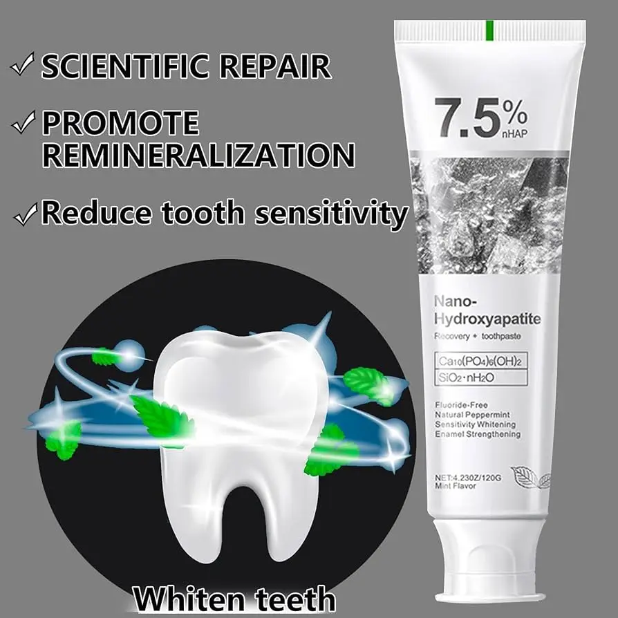 7.5% Nano Hydroxyapatite Teeth Whitening Toothpaste 120GM