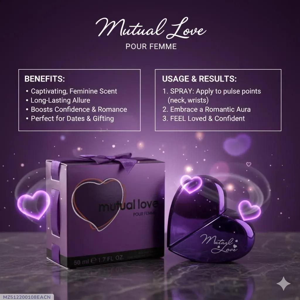 Mutual Love Pour Femme Perfume 50ml Women Long Lasting Fragrance