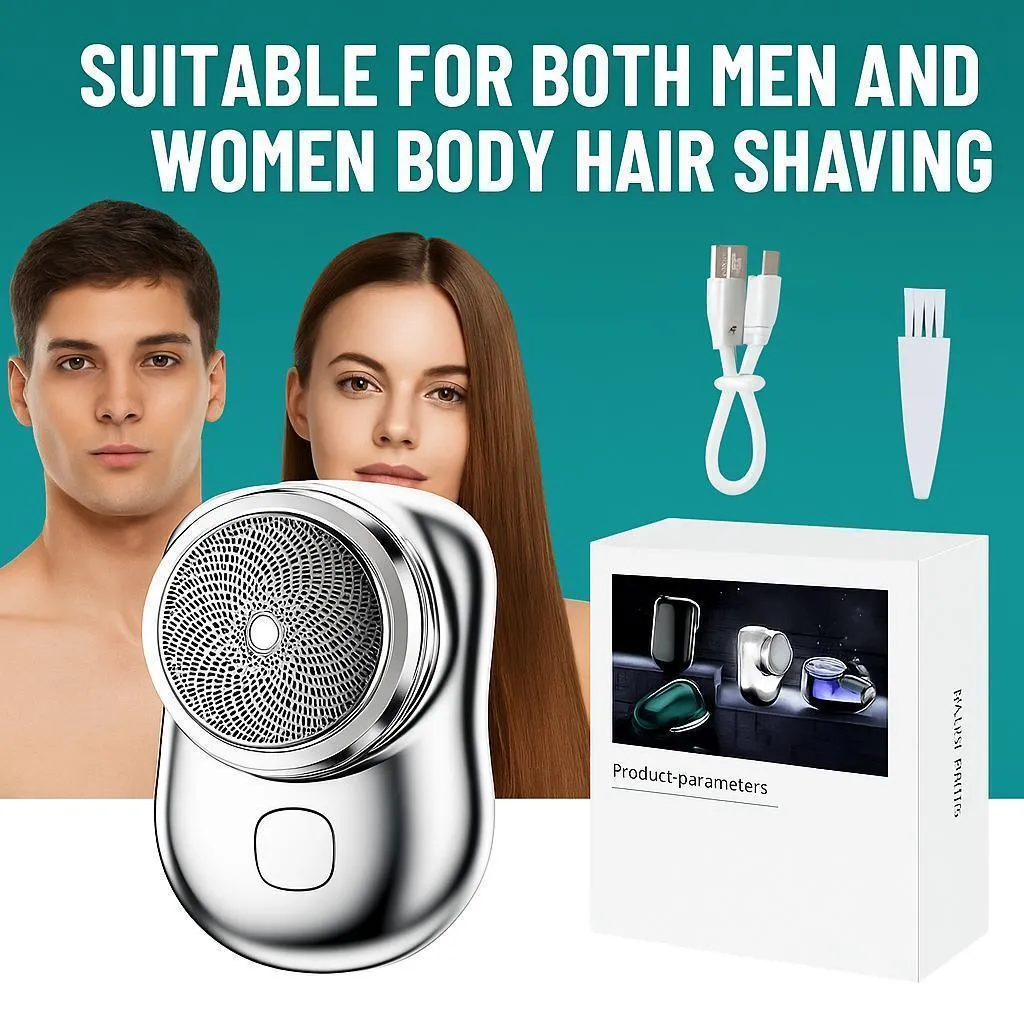 Mini Rechargeable Pocket Shaver for Men Women