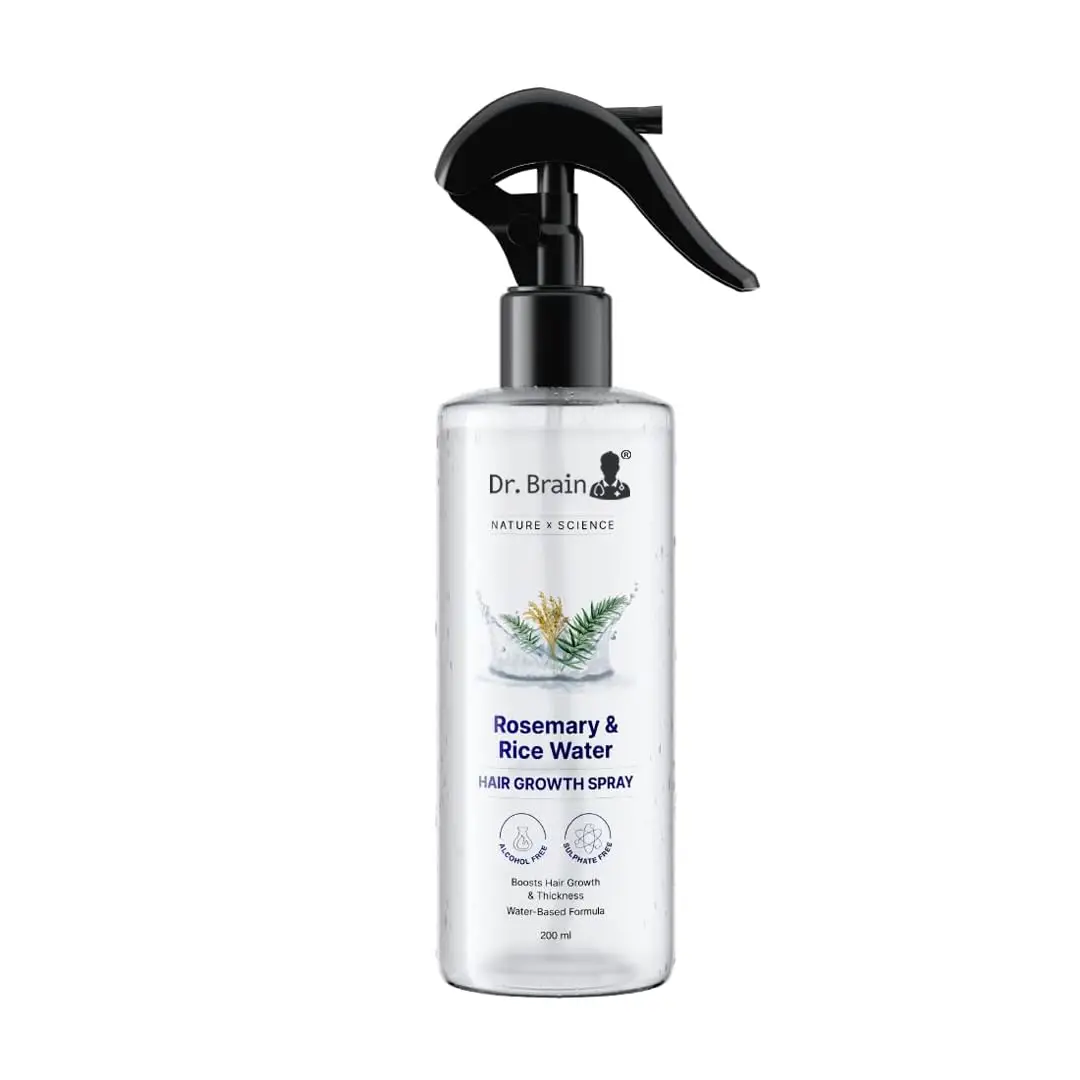 Rosemary & Rice Water Hair Growth Spray 200ml Black