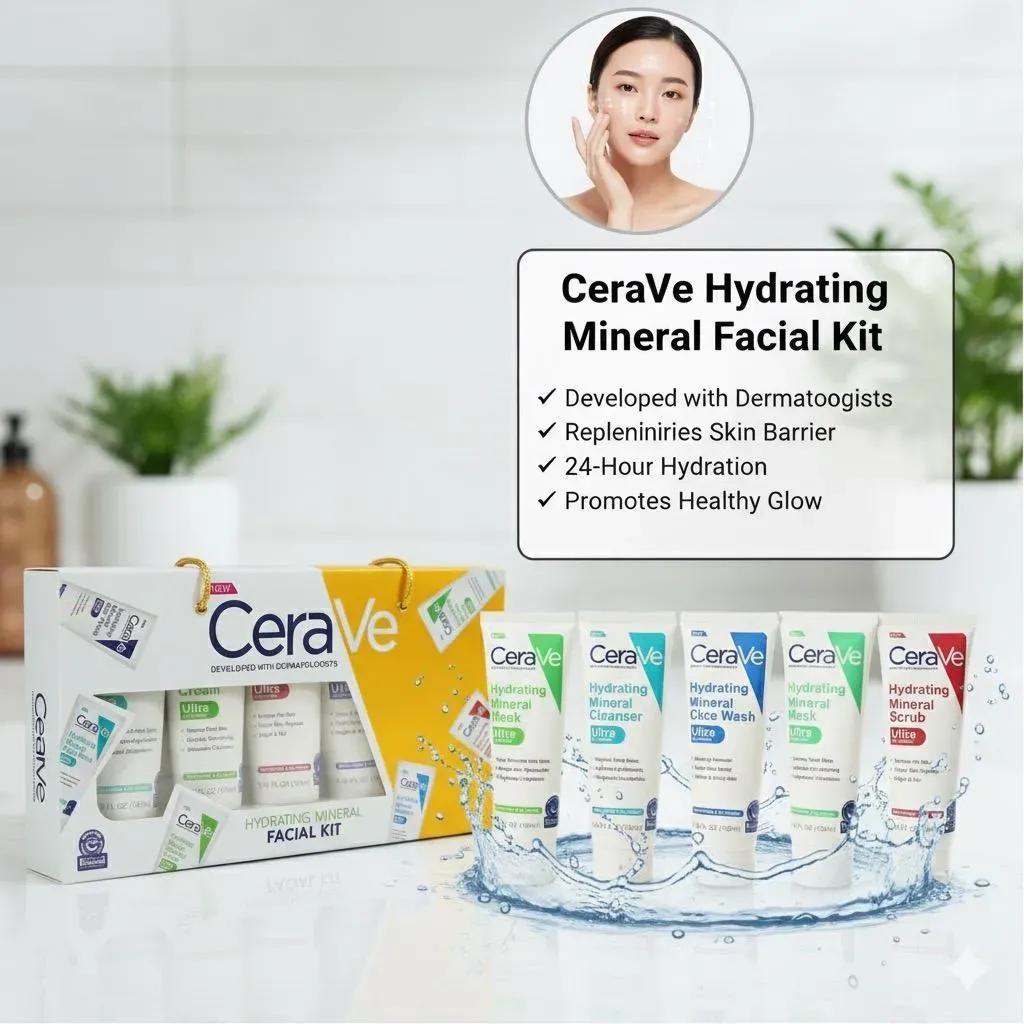 CeraVe 6-in-1 Hydrating Facial Kit for All Skin Types – Markaz – Markaz