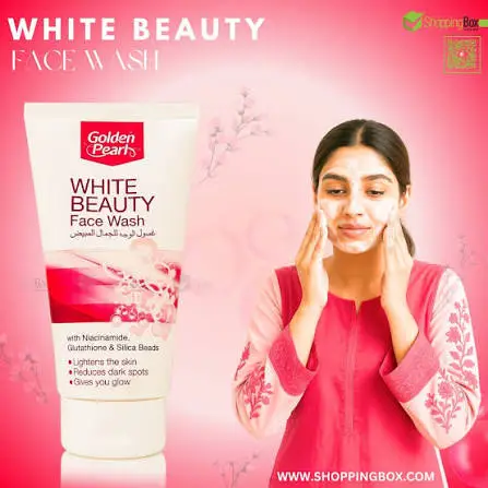 Golden Pearl Whitening Face Wash with Niacinamide & Glutathione