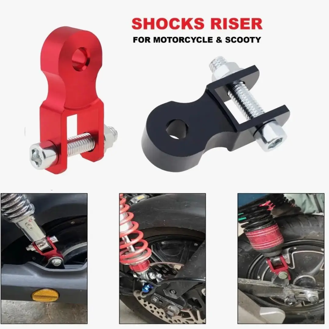 Shock Riser Pair for bike/scooty