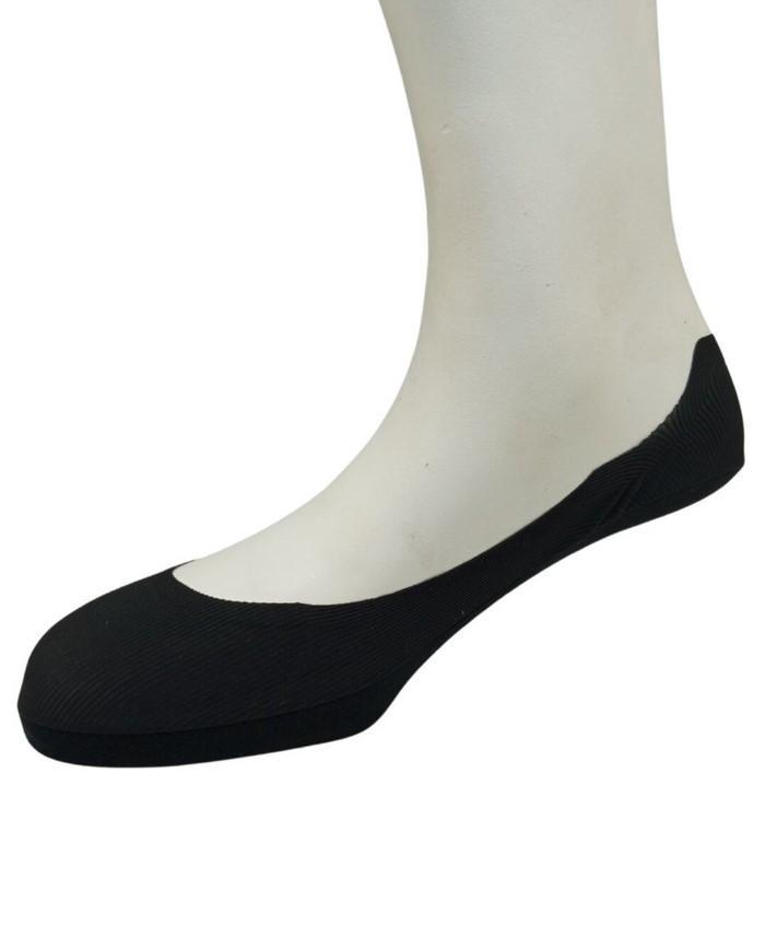 Men Black No Show Loafer Socks 3 Pack