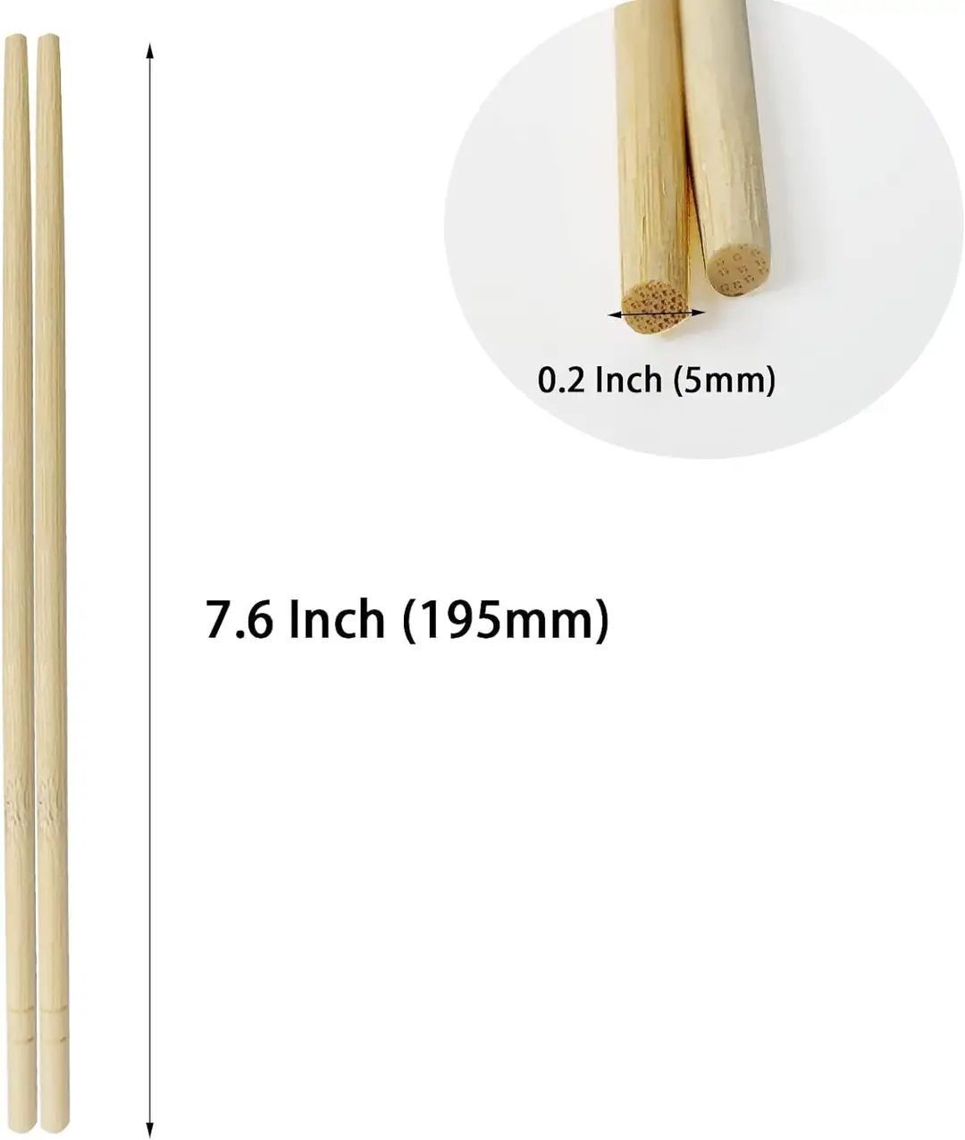 100 Pairs Disposable Chopsticks