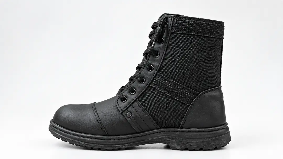 Tactical Army Combat Boots for Men - (Black 555)
