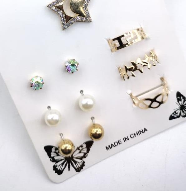 7-Piece Star Pendant Jewelry Set for Women