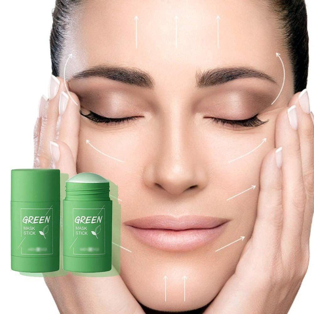 Green Tea Face Cleansing Mask And Purifying Clay Stick  - 40g