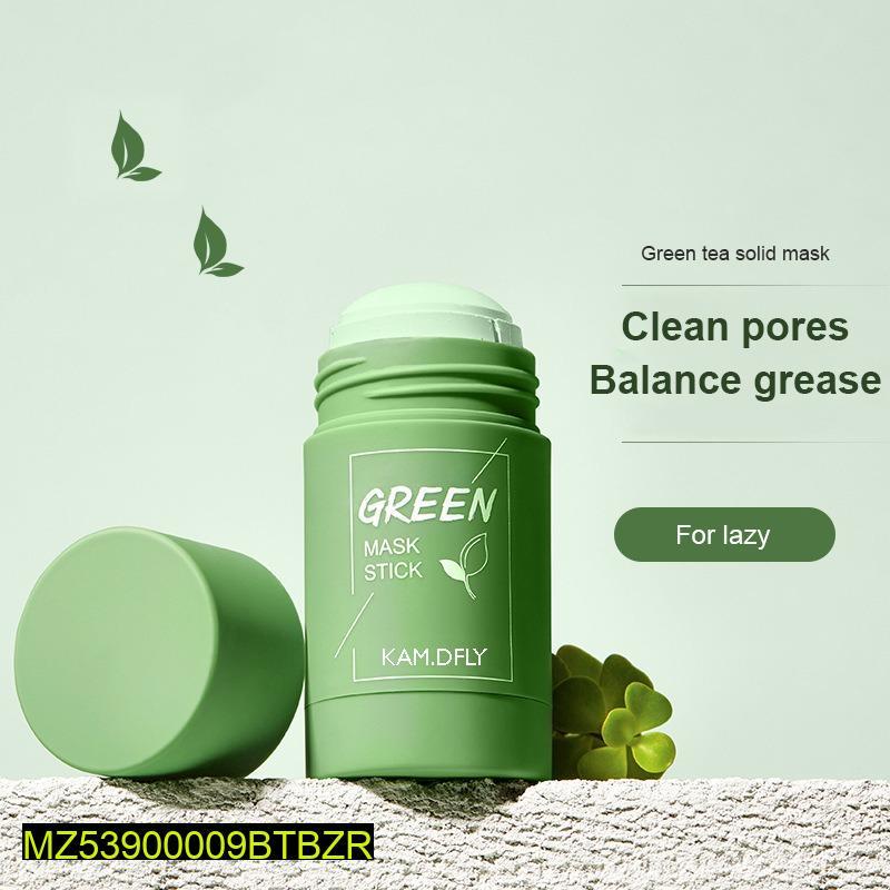 Green Tea Face Cleansing Mask And Purifying Clay Stick  - 40g