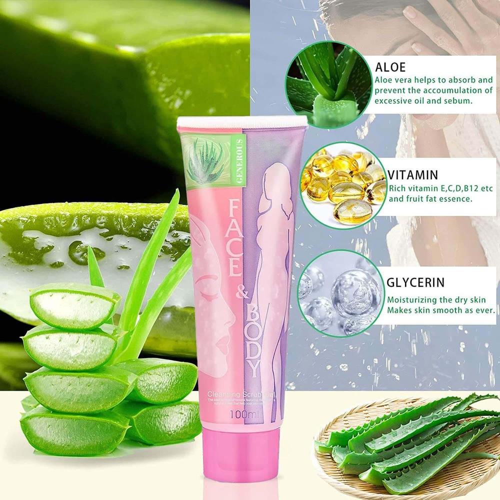 Face & Body Scrub Gel, 100ml
