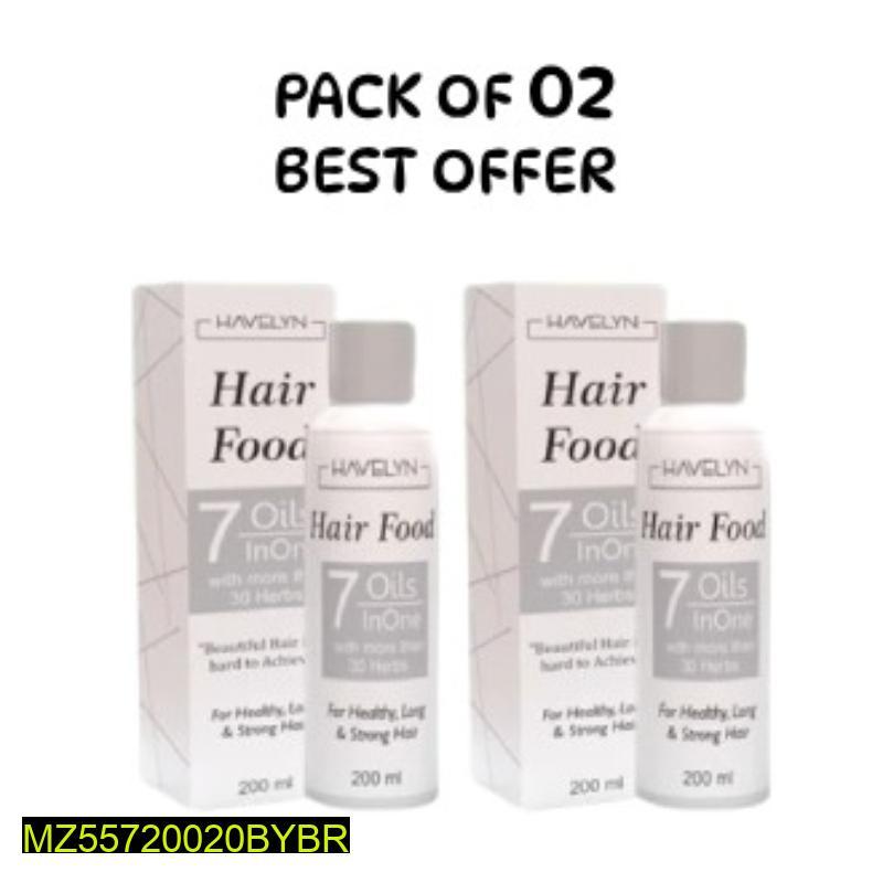 Hair Food Oil 200ml - Pack Of 2