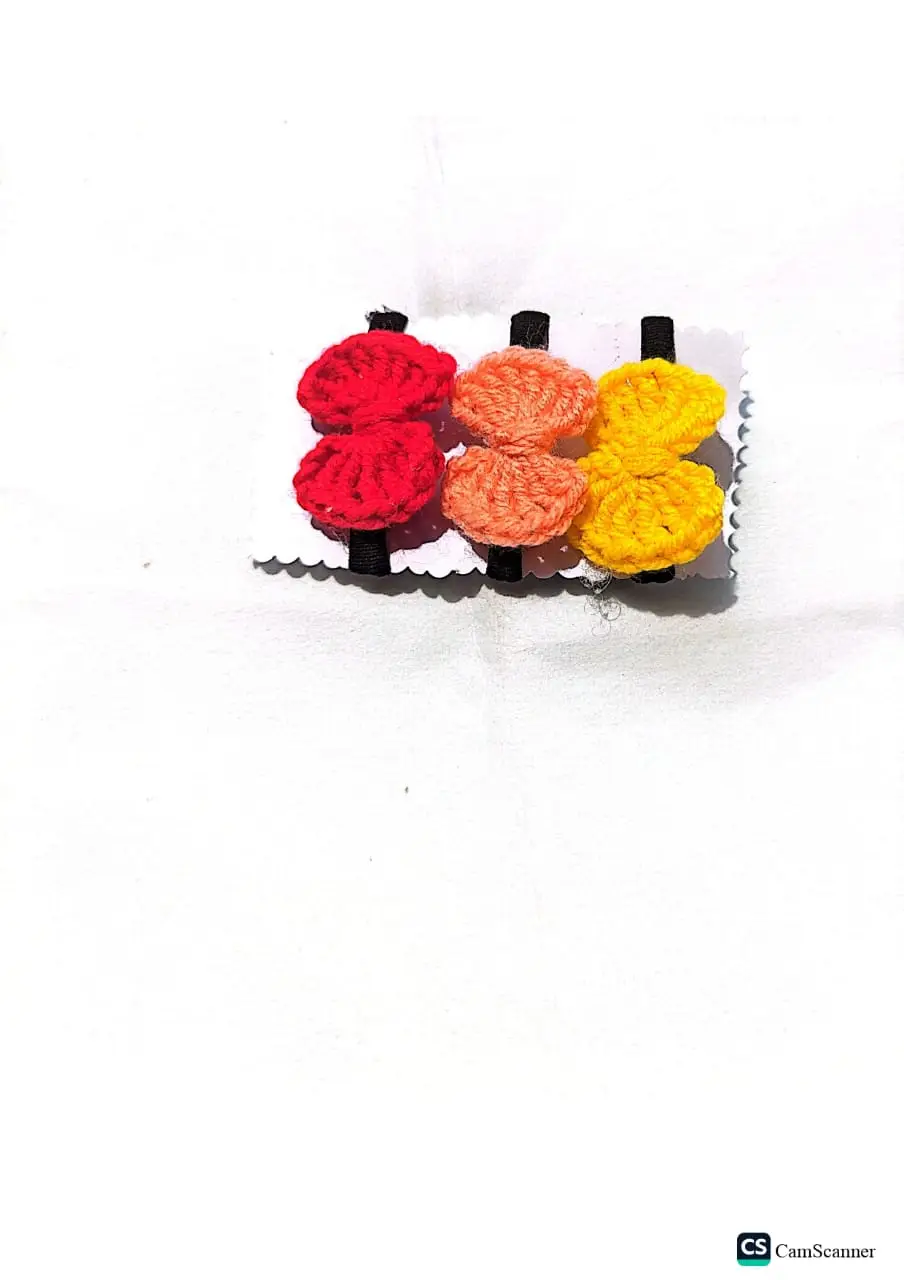 handmade crochet bow,flower,star,butterfly style hair pins and pony hair accessories