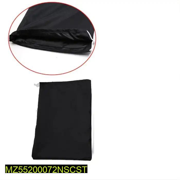 Premium Waterproof Bike Cover Black Parachute Material