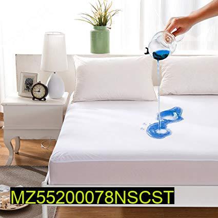 Terry Cotton Mattress Cover King Size Waterproof Stain Resistant