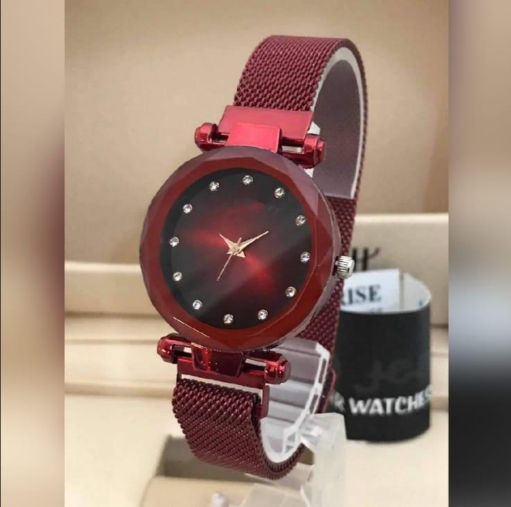 Stylish Starry Sky Watch for Women Stainless Steel