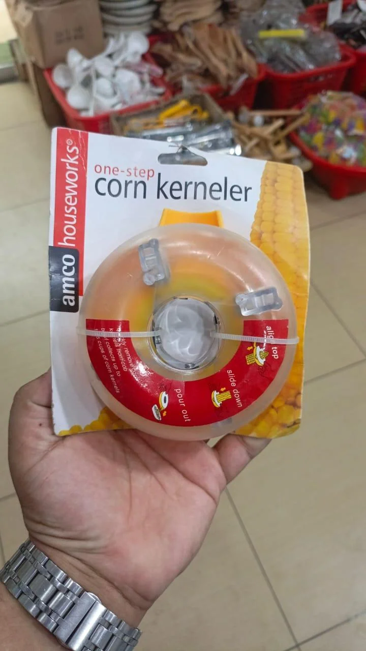 Orange Corn Kerneler Tool One Step Cutter BPA Free