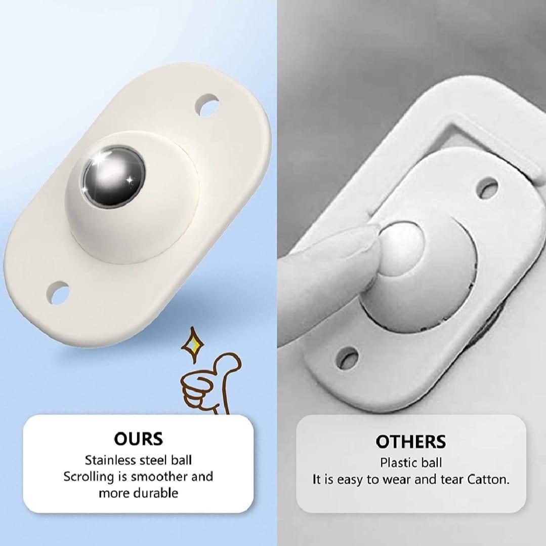 Compact 360° Rotatable Caster Wheels for Furniture Movers