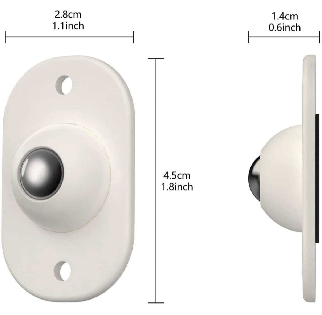 Compact 360° Rotatable Caster Wheels for Furniture Movers