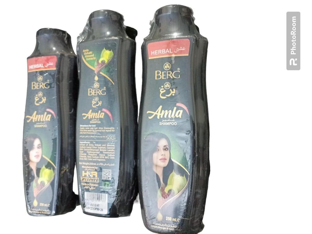 Berg Amla Shampoo 3x250ml Black Paraben-Free