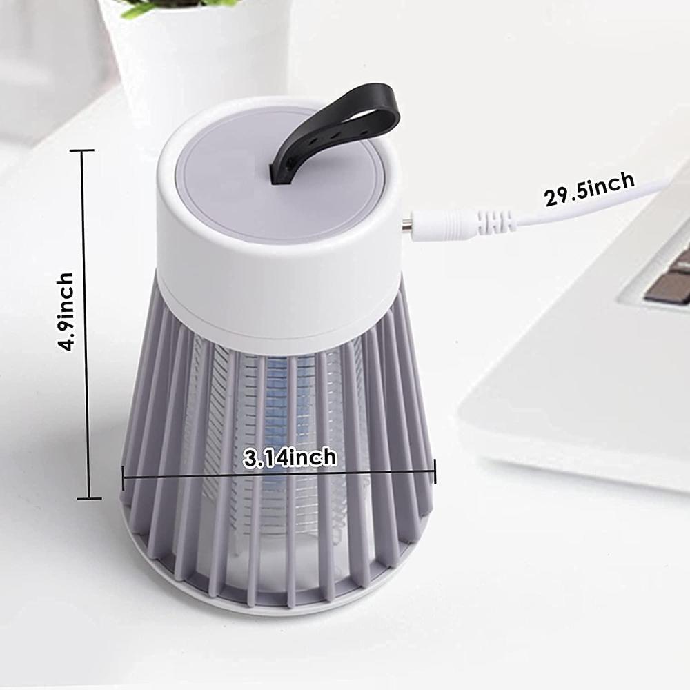 USB Electric Mosquito Killer Lamp White Portable