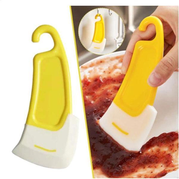 Silicone Dish Cleaning Brush 2 Pcs Yellow