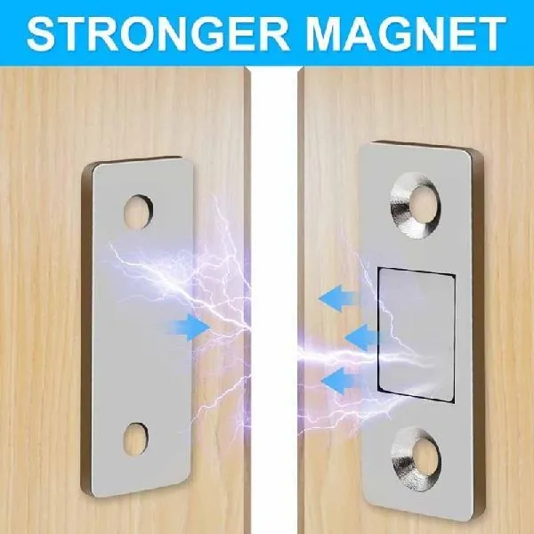 Magnetic Door Closer Punch-Free Strong Magnet 5 Pcs Multicolor