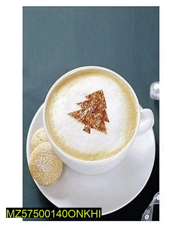 Coffee Barista Stencils Template, Pack of 16