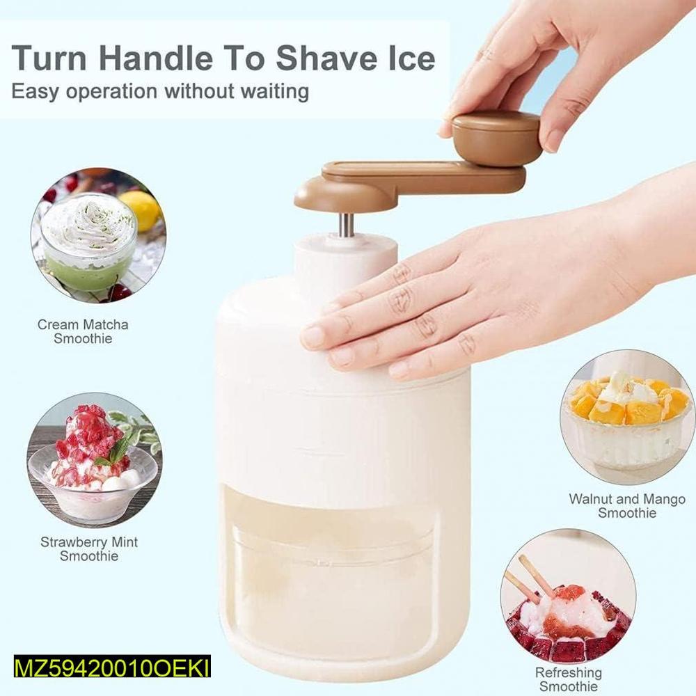 Manual Mini Ice Crusher, White
