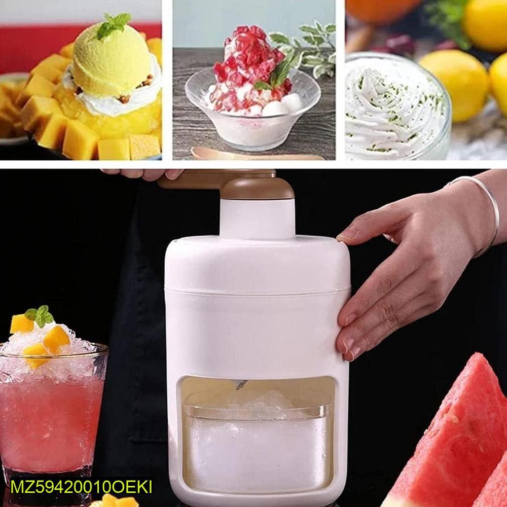Manual Mini Ice Crusher, White