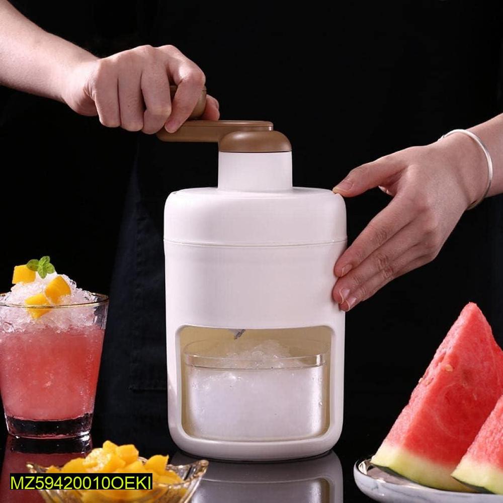 Manual Mini Ice Crusher, White