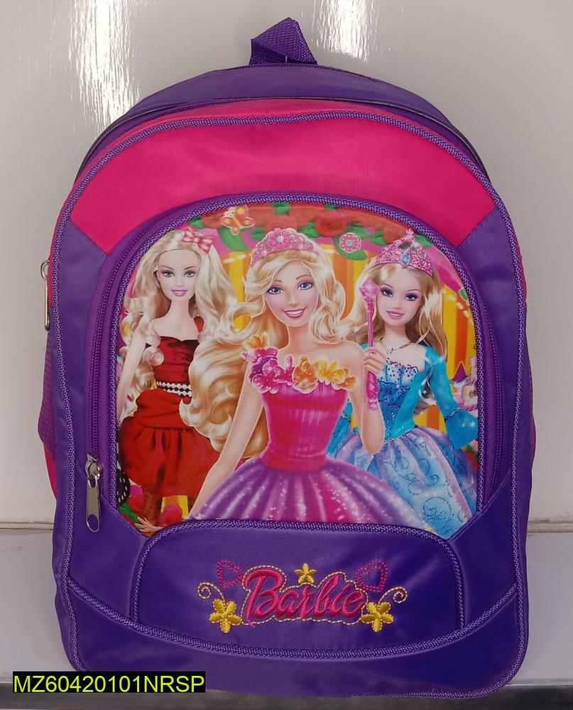 Barbie School Bag Purple Pink Oxford Fabric 30x44x15cm