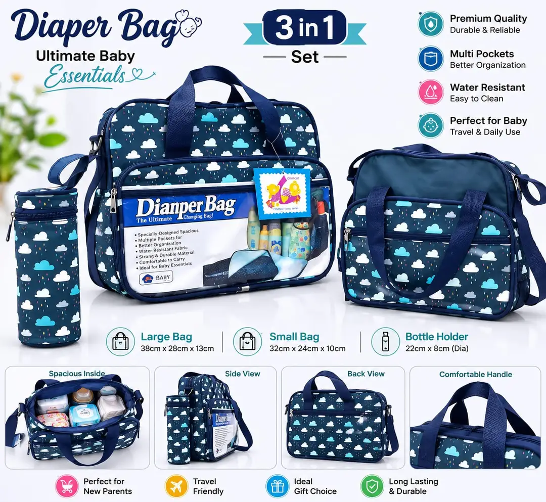 Premium Baby Diaper Bag