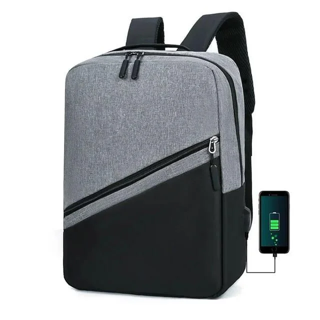 3 In 1 Laptop Bag With USB Port Backpack