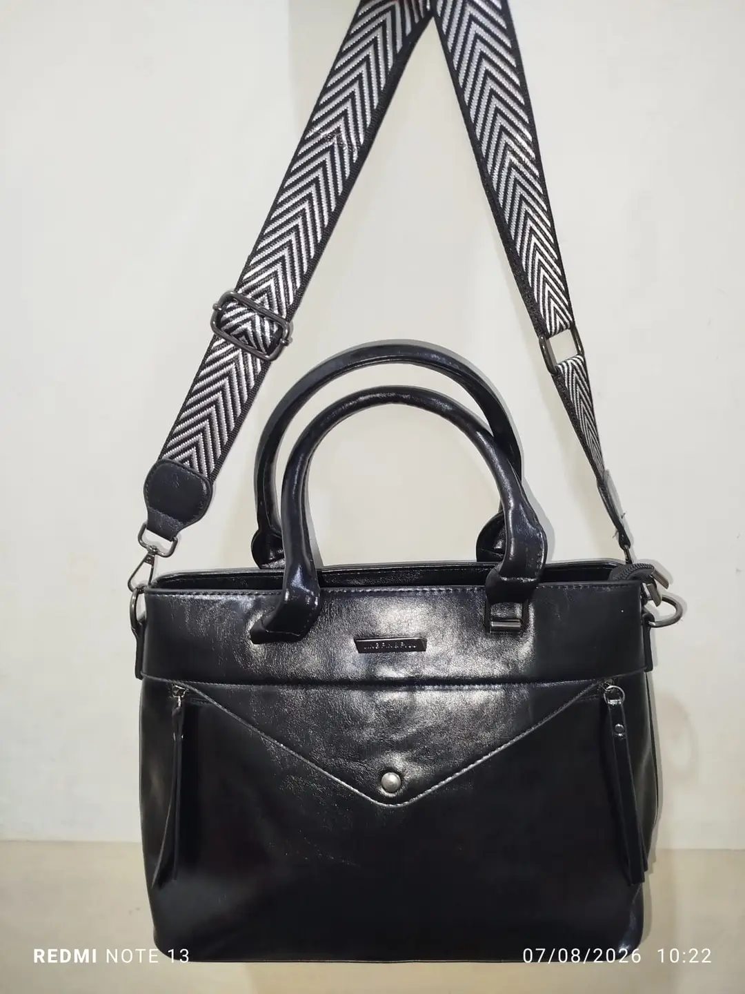 Girl's PU Leather Plain Shoulder Bag