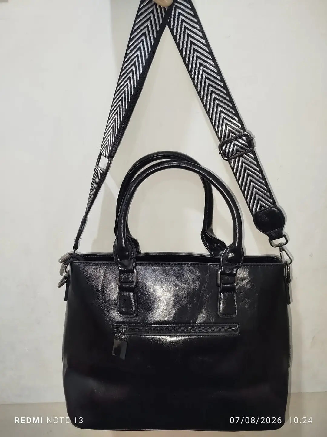 Girl's PU Leather Plain Shoulder Bag