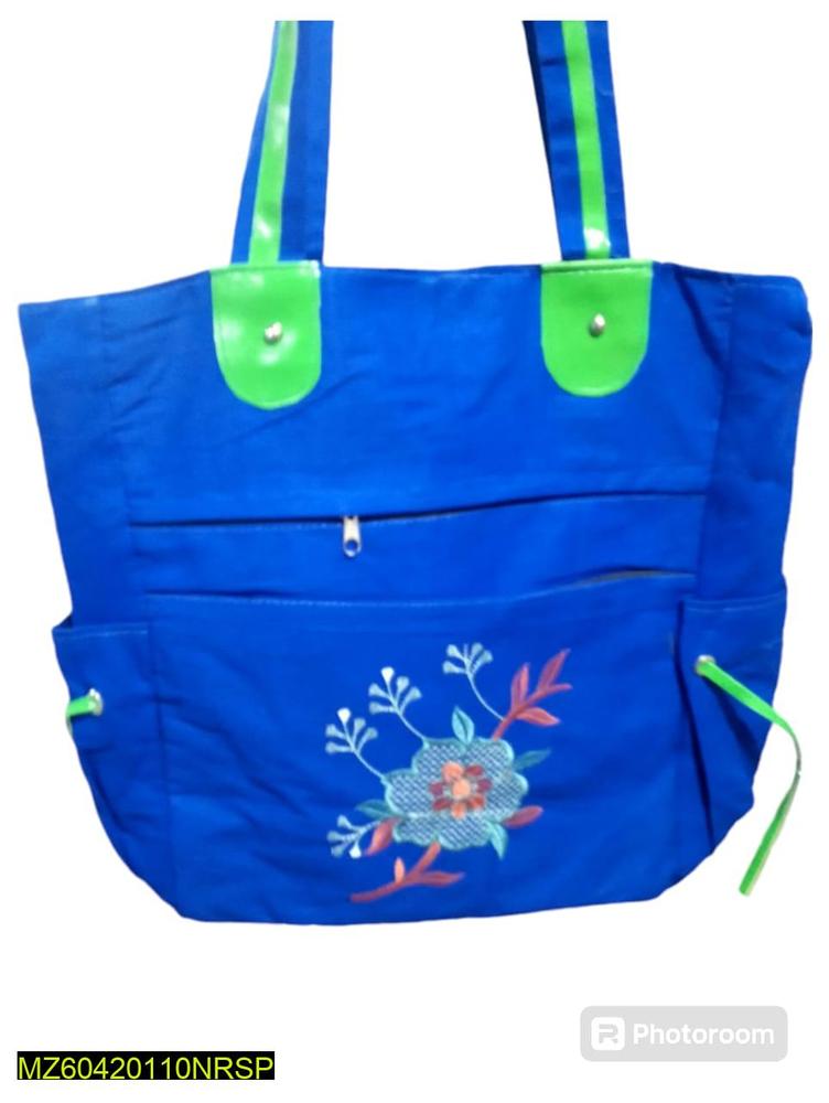 Oxford Fabric Handbag Blue Red Black for Women