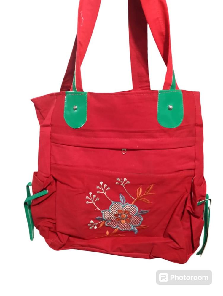Oxford Fabric Handbag Blue Red Black for Women