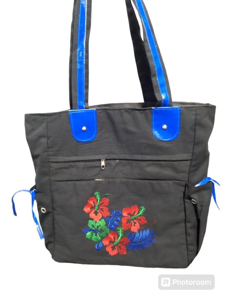 Oxford Fabric Handbag Blue Red Black for Women