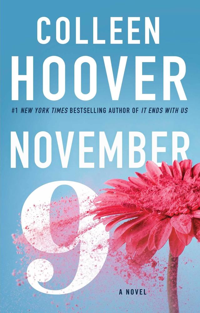 Colleen Hoover Novel November 9 Premium Paperback Blue Pink