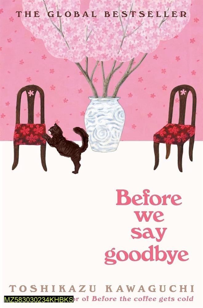 Before We Say Goodbye Fiction Book A5 Pink Cherry Blossom Cover
