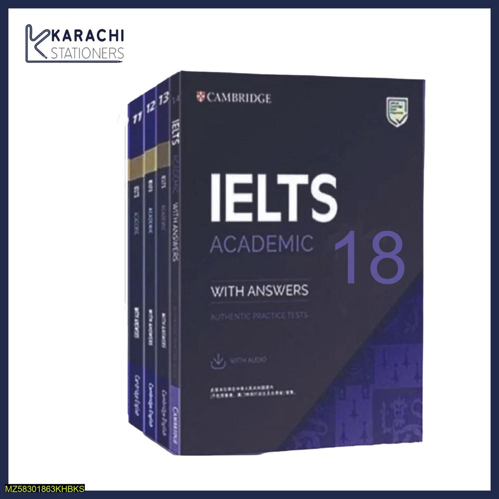 Cambridge IELTS Academic 11-18 Books Set with Answers & Audio