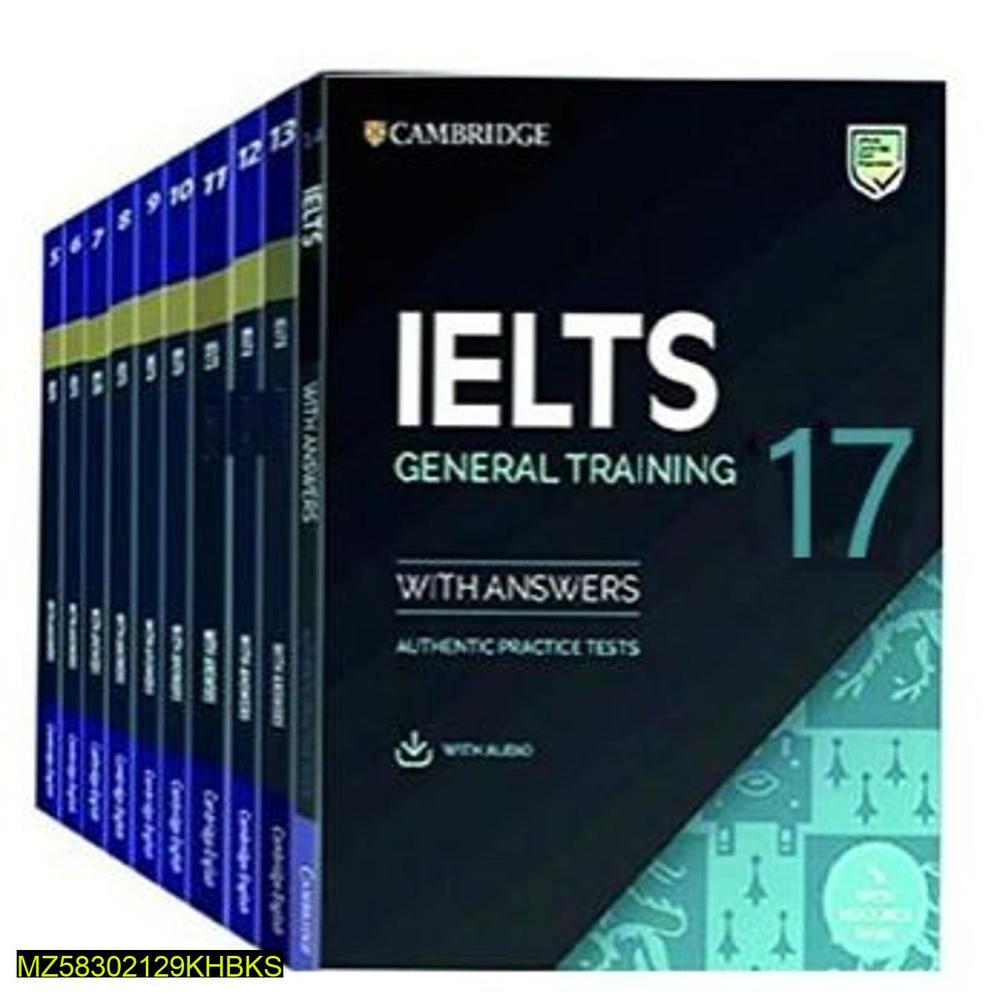 Cambridge IELTS 17 General Training Books with Answers & Audio Tests