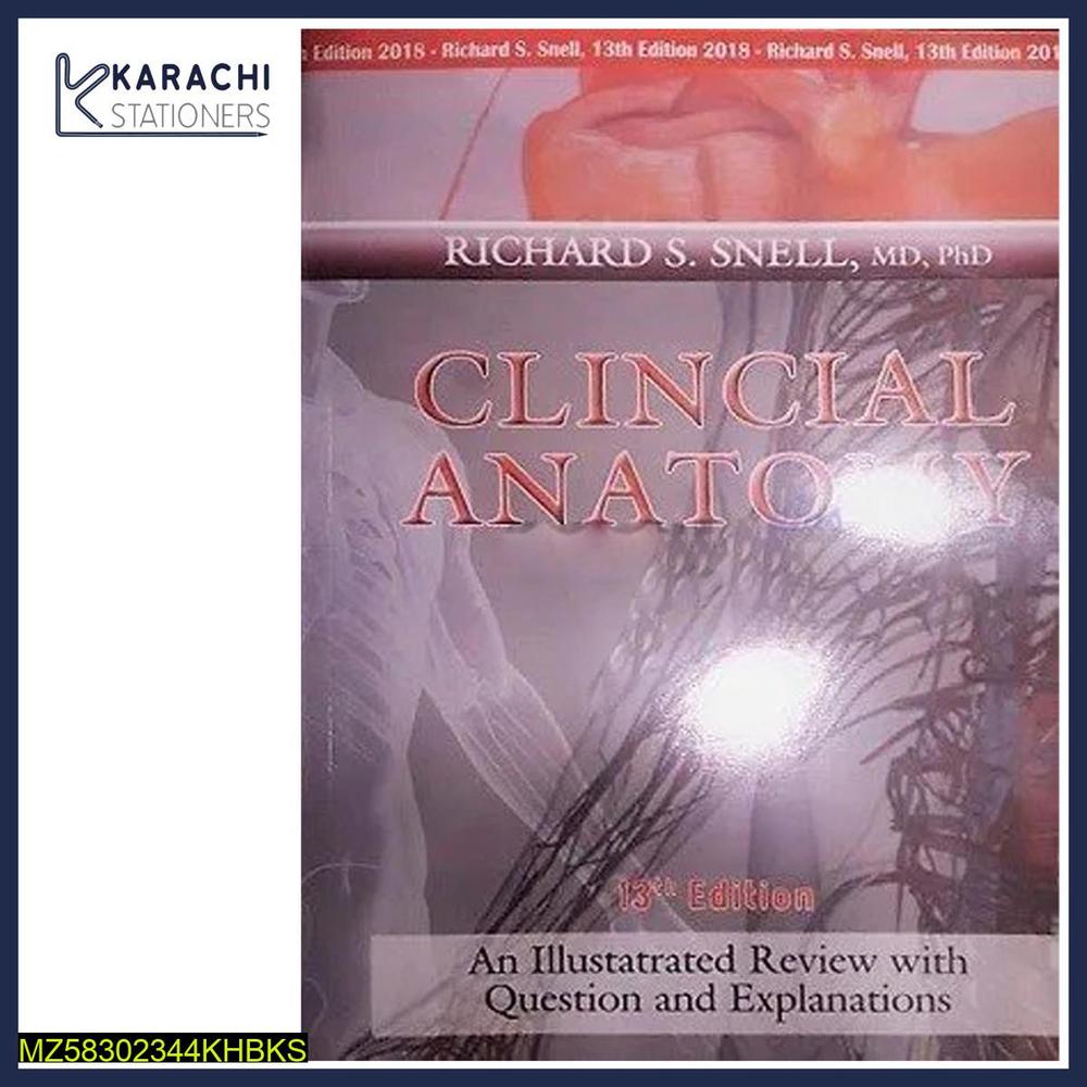 Clinical Anatomy Review 13th Ed Illustrated Question & Explanation