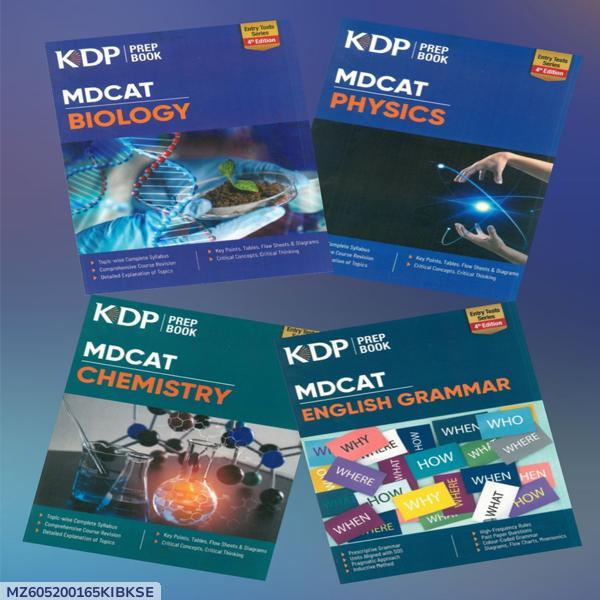 MDCAT Biology Physics Chemistry English Grammar 2025 A5 Books